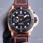 China Replica Watches Panerai Submersible Goldtech PAM 1070 Rose Gold Watches 46mm